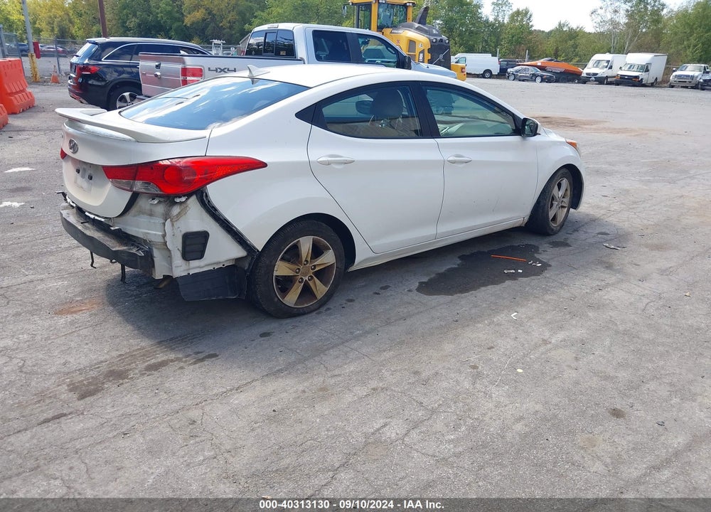 2012 HYUNDAI ELANTRA GLS VIN: 5NPDH4AE3CH146721