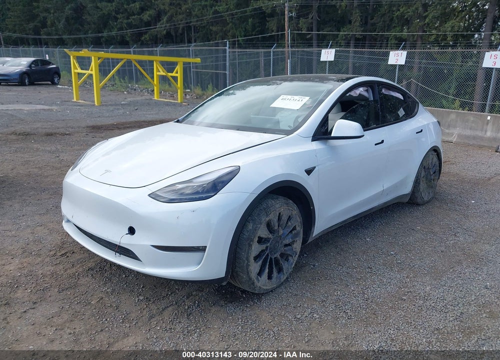 2021 TESLA MODEL Y PERFORMANCE DUAL MOTOR ALL-WHEEL DRIVE VIN: 5YJYGDEF6MF266875