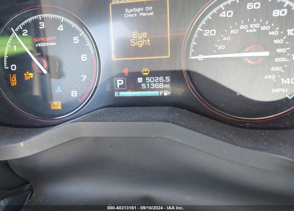 2021 SUBARU FORESTER SPORT VIN: JF2SKALC3MH541650