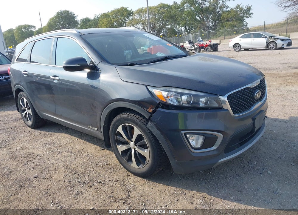 2016 KIA SORENTO 3.3L EX VIN: 5XYPHDA57GG134307