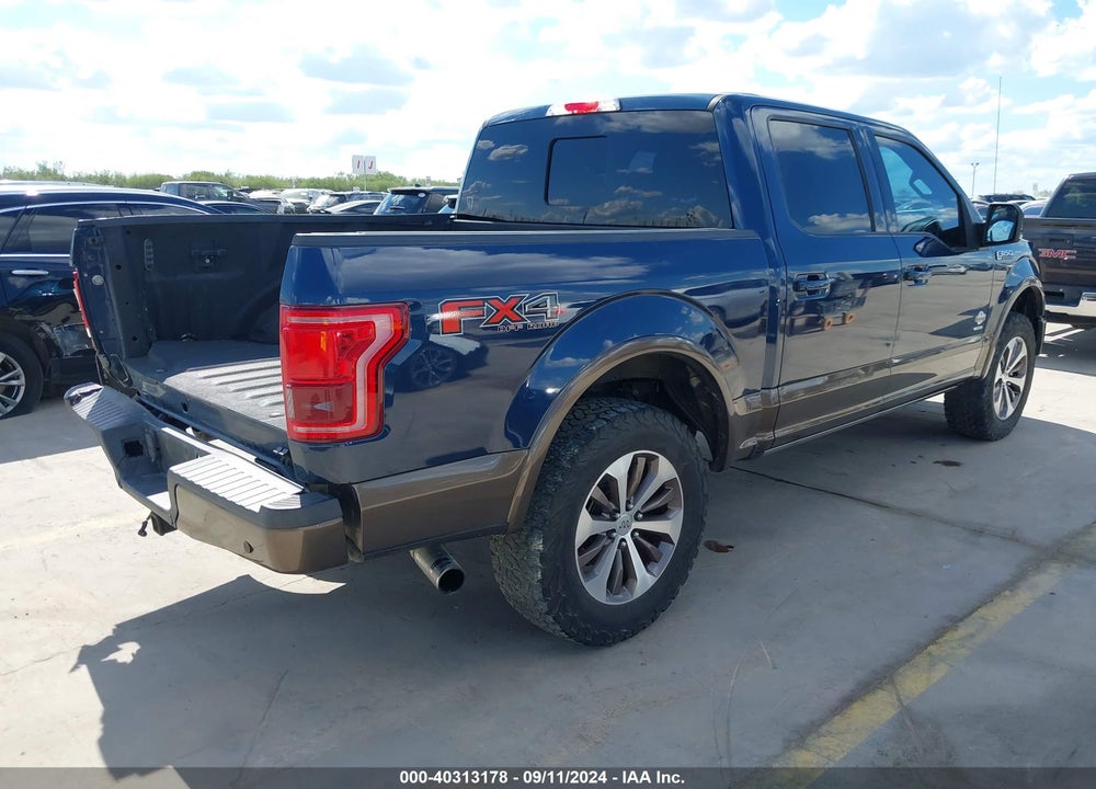 2015 FORD F-150 KING RANCH VIN: 1FTEW1EG4FFA28325