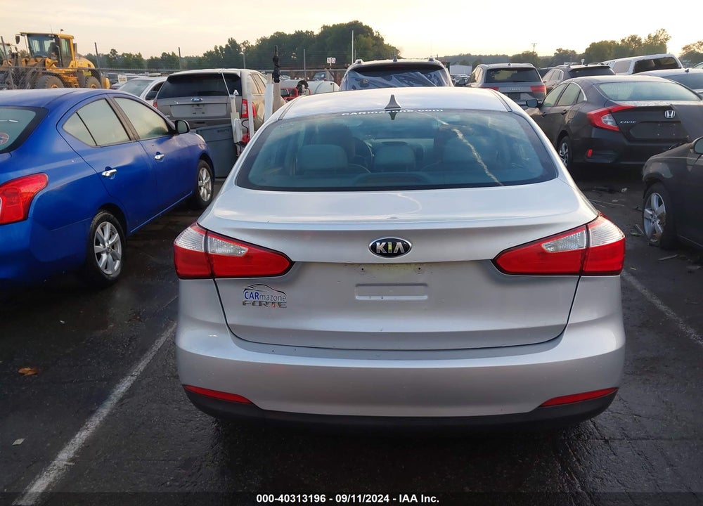 2016 KIA FORTE LX VIN: KNAFK4A60G5518831