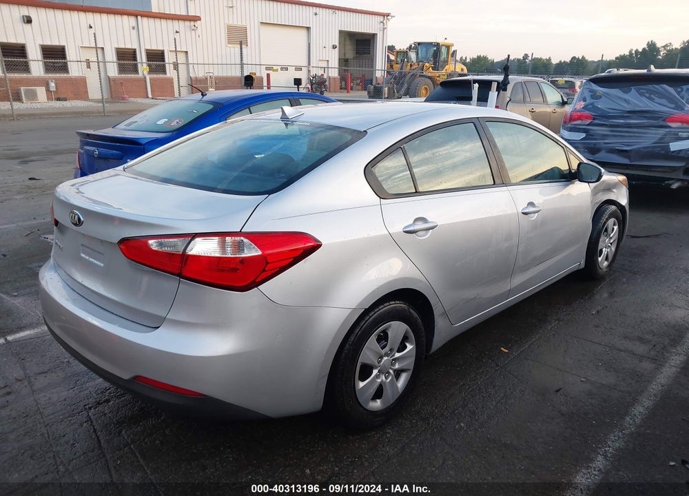 2016 KIA FORTE LX VIN: KNAFK4A60G5518831