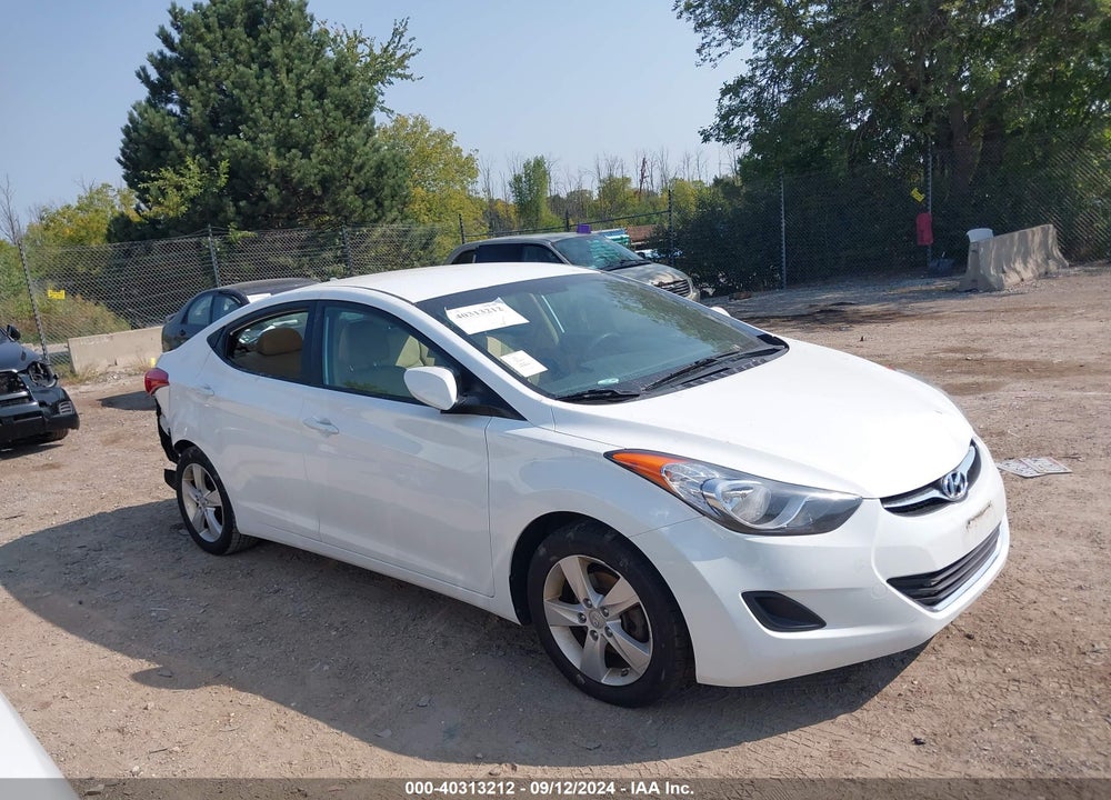 2013 HYUNDAI ELANTRA GLS VIN: 5NPDH4AE6DH368977