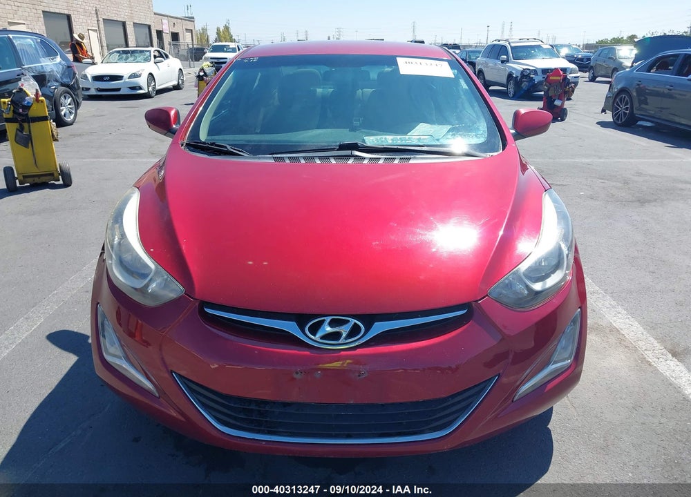 2016 HYUNDAI ELANTRA SE VIN: 5NPDH4AE3GH657495