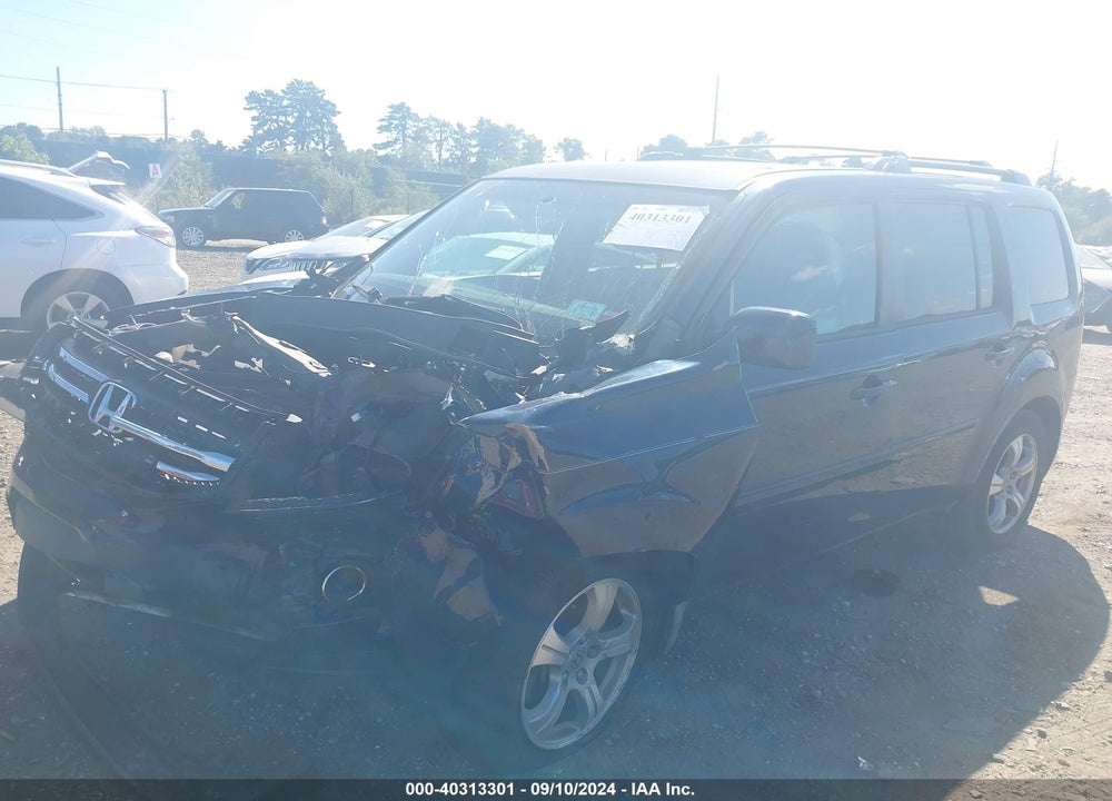 2012 HONDA PILOT EX-L VIN: 5FNYF3H50CB008995