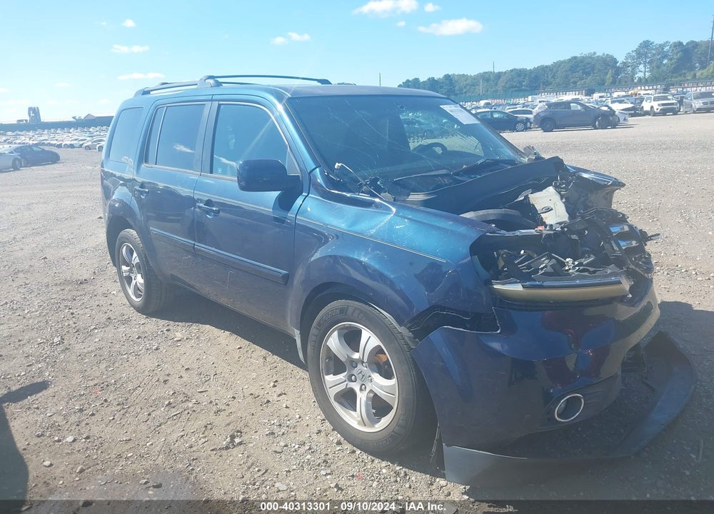 2012 HONDA PILOT EX-L VIN: 5FNYF3H50CB008995