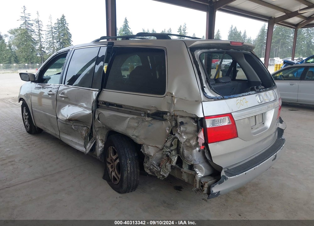 2005 HONDA ODYSSEY EX-L VIN: 5FNRL38735B039269