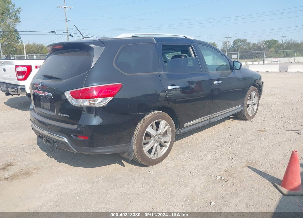 2014 NISSAN PATHFINDER PLATINUM VIN: 5N1AR2MNXEC678798