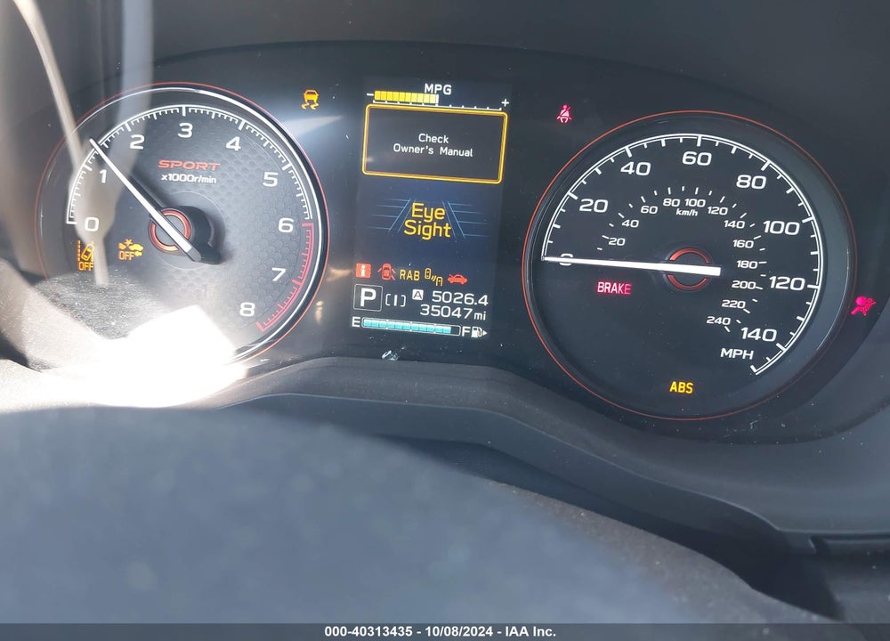 2021 SUBARU FORESTER SPORT VIN: JF2SKARC5MH565990