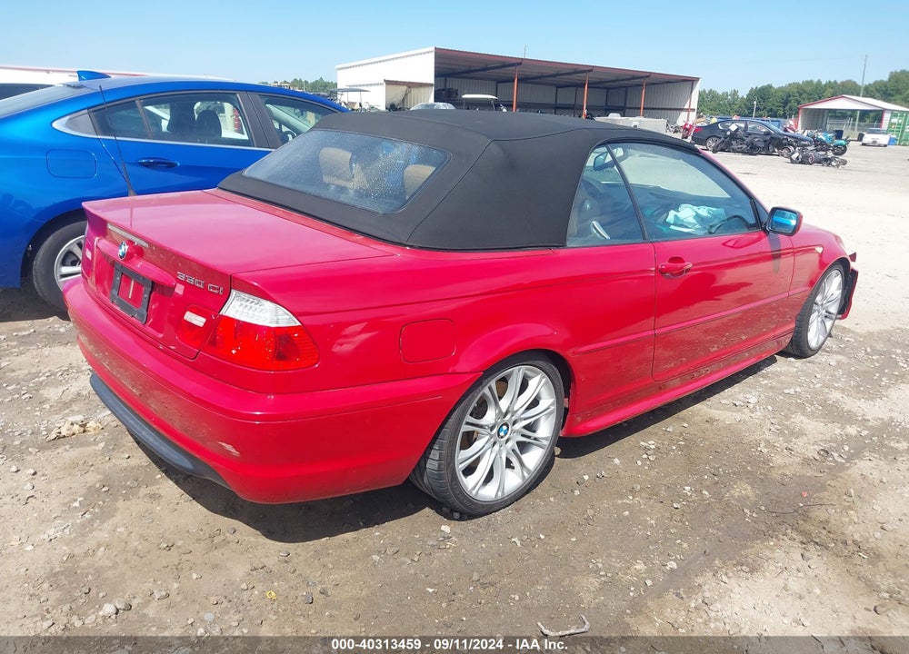2005 BMW 330CI VIN: WBABW53495PL52167