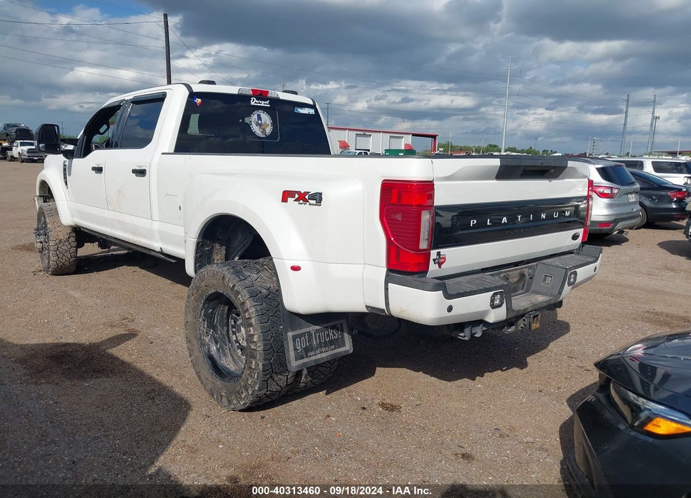 2021 FORD F-450 PLATINUM VIN: 1FT8W4DT7MEC89657