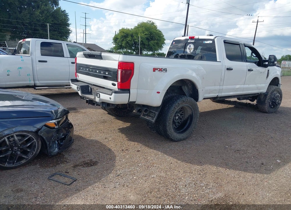 2021 FORD F-450 PLATINUM VIN: 1FT8W4DT7MEC89657