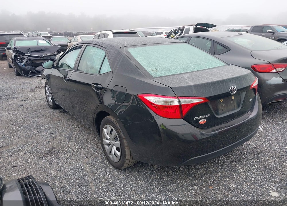 2016 TOYOTA COROLLA LE VIN: 2T1BURHE1GC722448