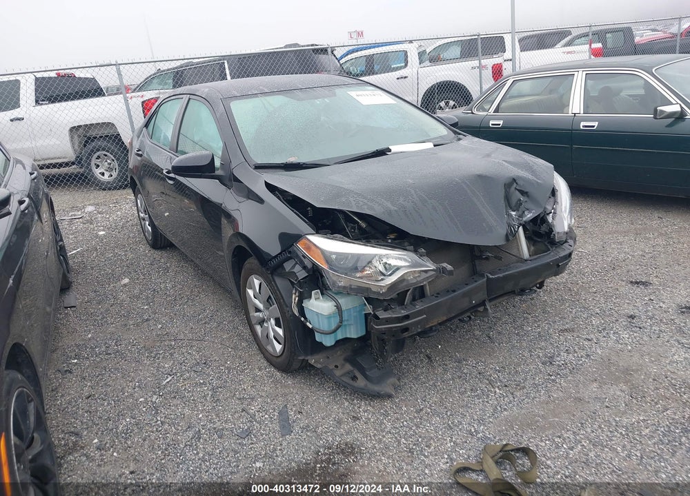 2016 TOYOTA COROLLA LE VIN: 2T1BURHE1GC722448