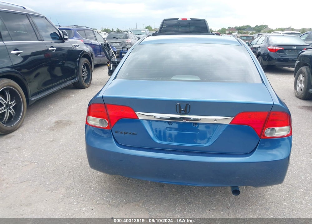 2009 HONDA CIVIC LX VIN: 2HGFA165X9H501214