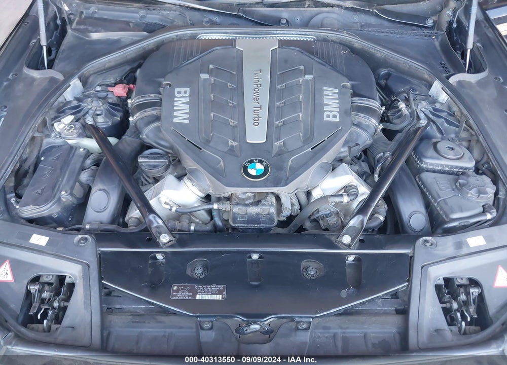 2013 BMW 550I XDRIVE VIN: WBAFU9C54DDY72624