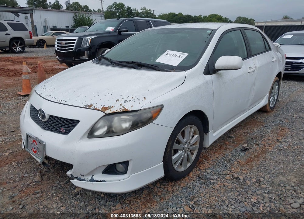 2009 TOYOTA COROLLA S VIN: 1NXBU40E69Z160563