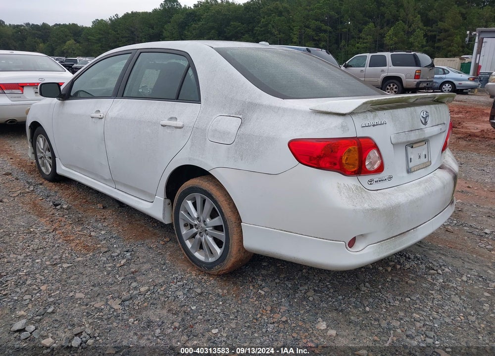 2009 TOYOTA COROLLA S VIN: 1NXBU40E69Z160563