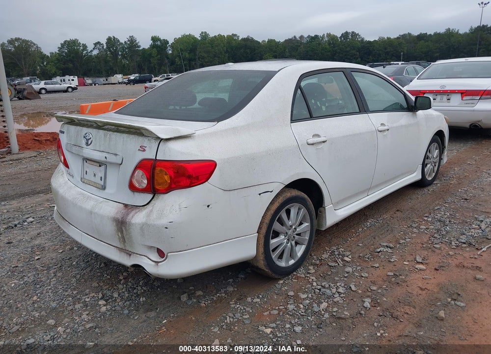 2009 TOYOTA COROLLA S VIN: 1NXBU40E69Z160563