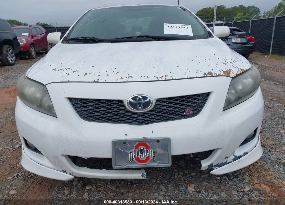 2009 TOYOTA COROLLA S VIN: 1NXBU40E69Z160563