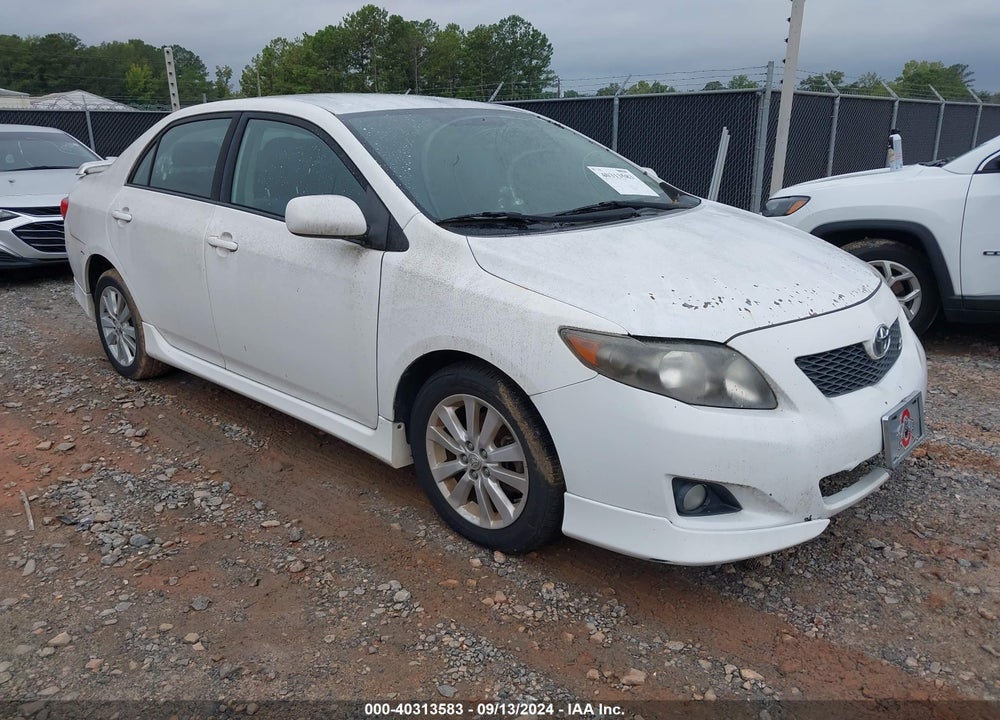 2009 TOYOTA COROLLA S VIN: 1NXBU40E69Z160563