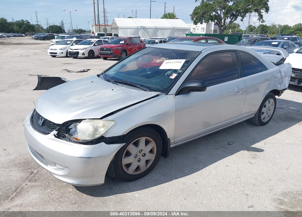 2004 HONDA CIVIC LX VIN: 1HGEM22564L071661