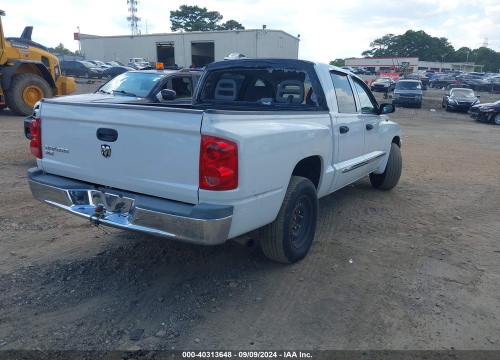 2006 DODGE DAKOTA SLT VIN: 1D7HE48K76S605461