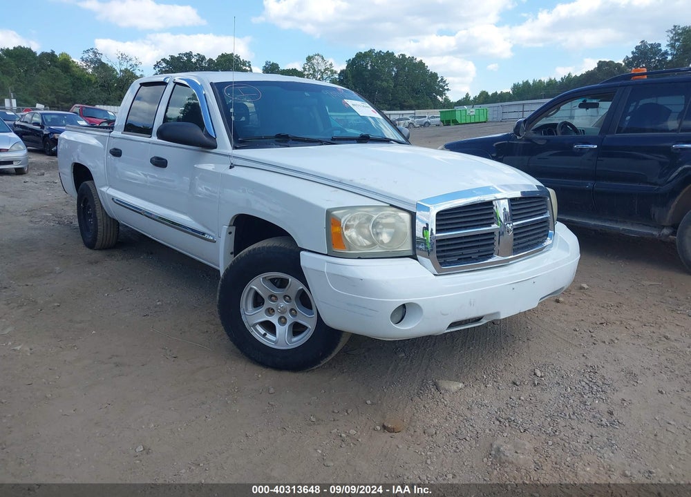 2006 DODGE DAKOTA SLT VIN: 1D7HE48K76S605461
