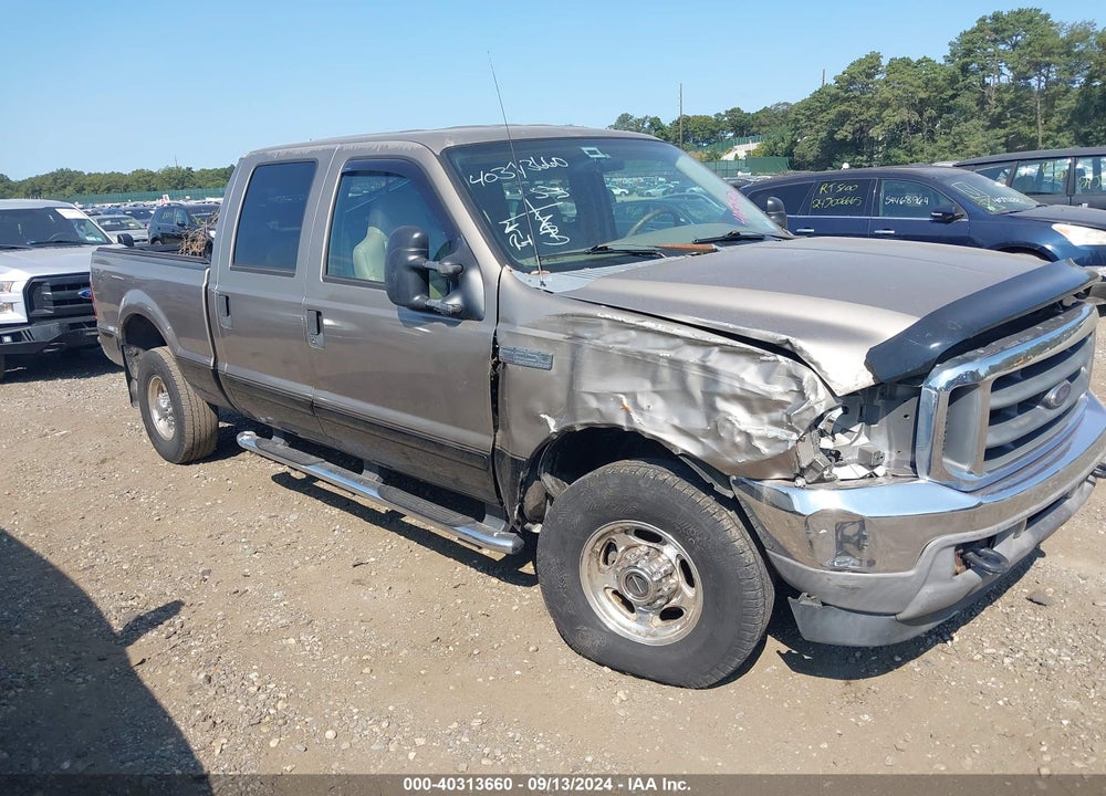 2002 FORD F-250 VIN: 1FTNW21L72EB93987