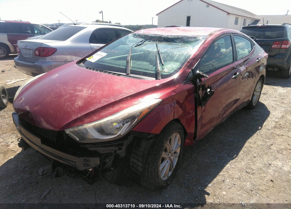 2014 HYUNDAI ELANTRA SE VIN: 5NPDH4AE2EH543016