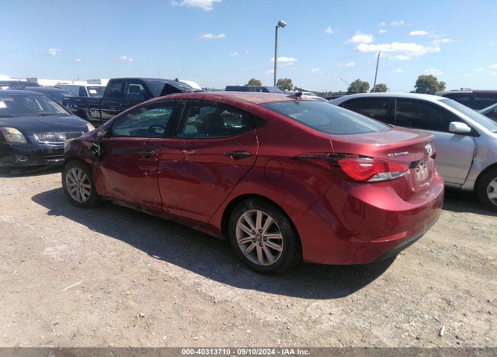 2014 HYUNDAI ELANTRA SE VIN: 5NPDH4AE2EH543016