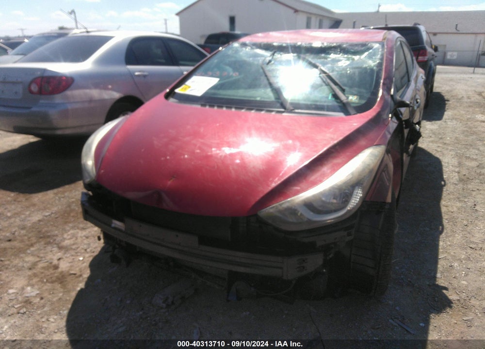 2014 HYUNDAI ELANTRA SE VIN: 5NPDH4AE2EH543016