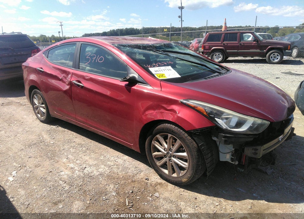 2014 HYUNDAI ELANTRA SE VIN: 5NPDH4AE2EH543016