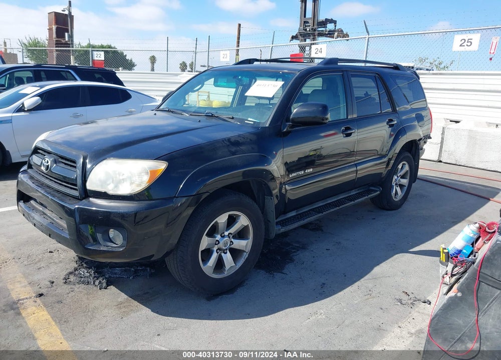 2007 TOYOTA 4RUNNER LIMITED V6 VIN: JTEBU17R170109838