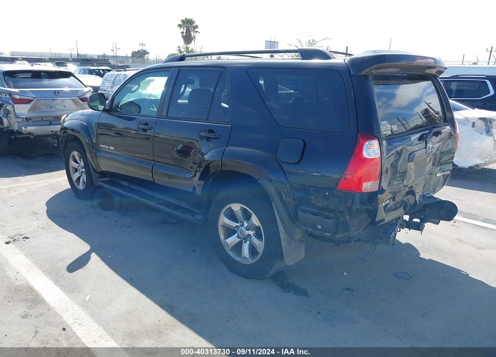 2007 TOYOTA 4RUNNER LIMITED V6 VIN: JTEBU17R170109838