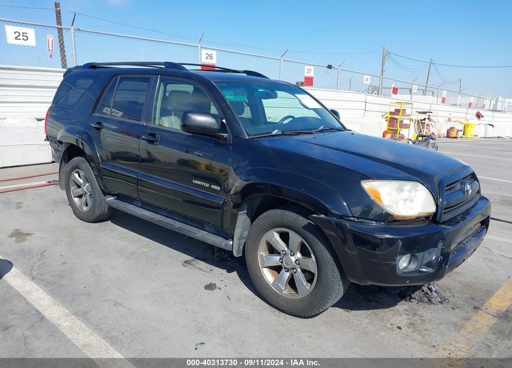 2007 TOYOTA 4RUNNER LIMITED V6 VIN: JTEBU17R170109838