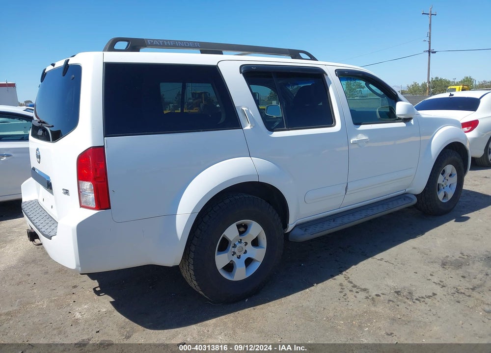 2006 NISSAN PATHFINDER SE VIN: 5N1AR18W86C632367