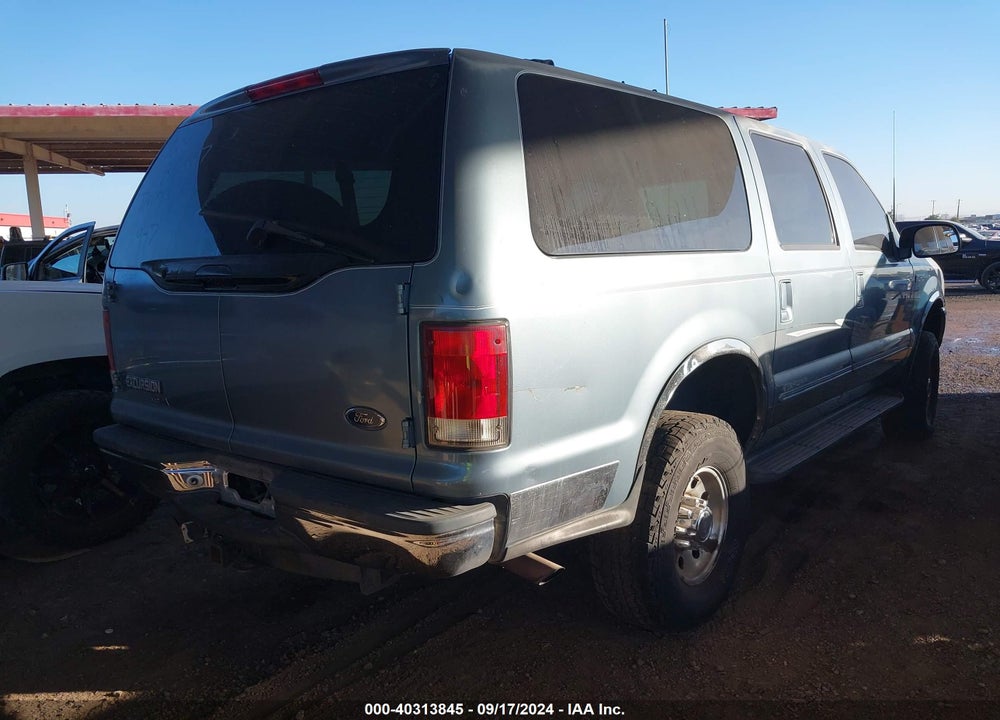 2000 FORD EXCURSION XLT VIN: 1FMNU41S1YEB11247