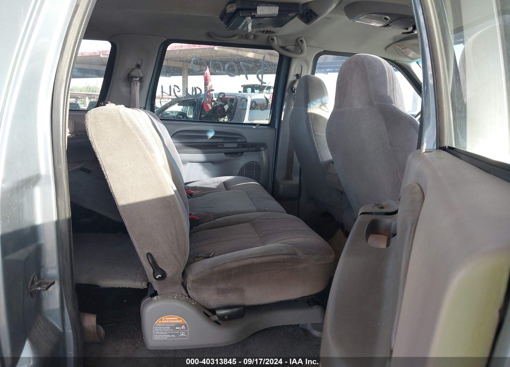 2000 FORD EXCURSION XLT VIN: 1FMNU41S1YEB11247