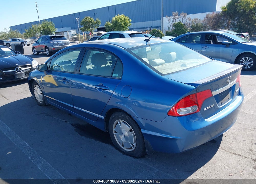 2011 HONDA CIVIC HYBRID VIN: JHMFA3F25BS000180