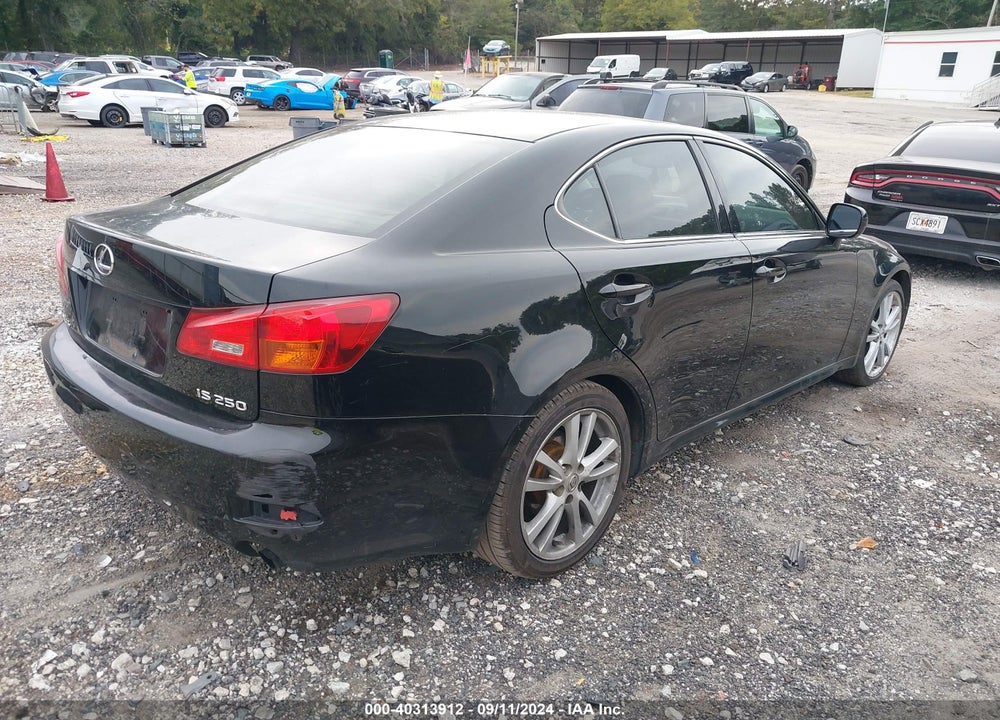 2006 LEXUS IS 250 VIN: JTHBK262262018972