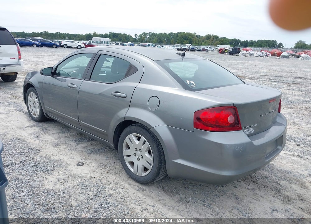 2012 DODGE AVENGER SE VIN: 1C3CDZAB8CN285550