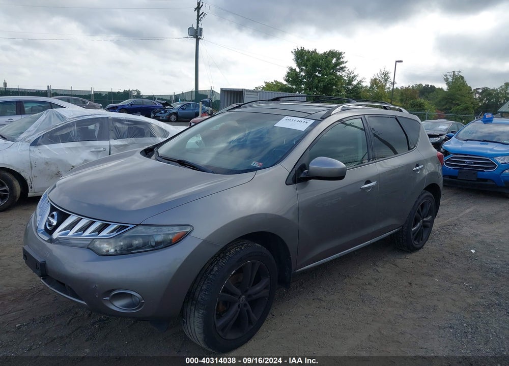 2010 NISSAN MURANO LE VIN: JN8AZ1MWXAW113035