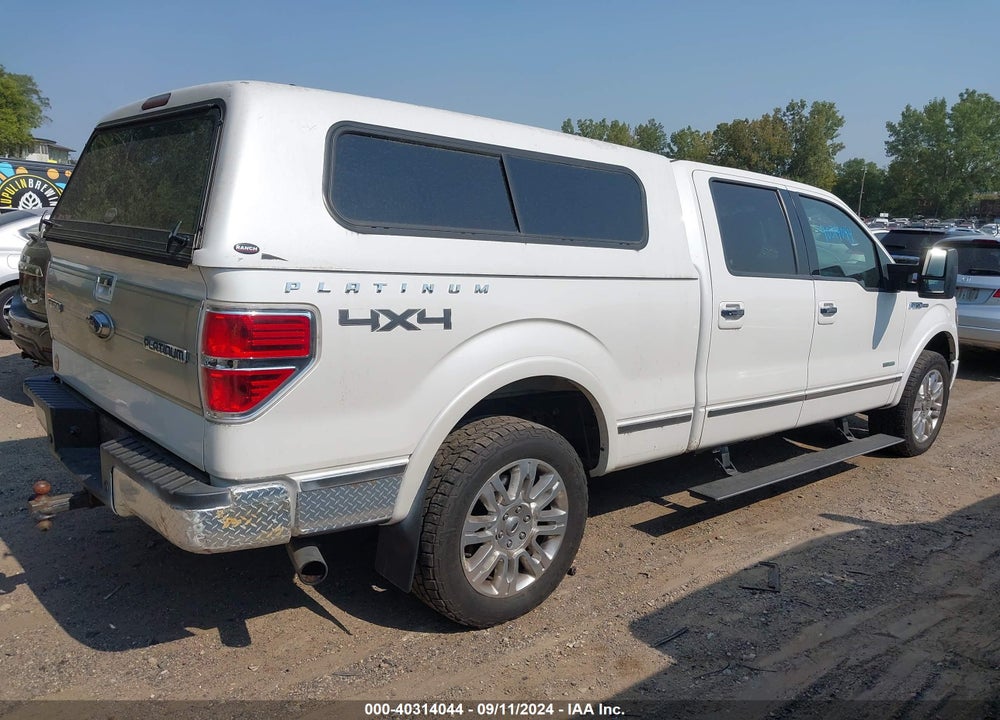 2014 FORD F-150 PLATINUM VIN: 1FTFW1ET7EFB69549