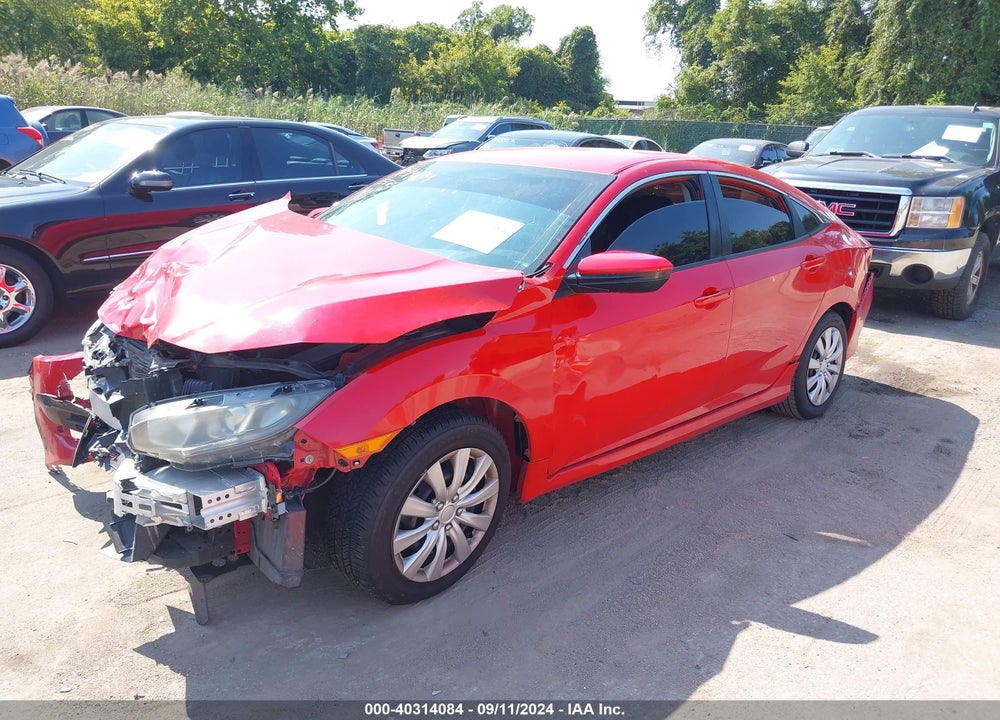 2016 HONDA CIVIC LX VIN: 2HGFC2F57GH529520
