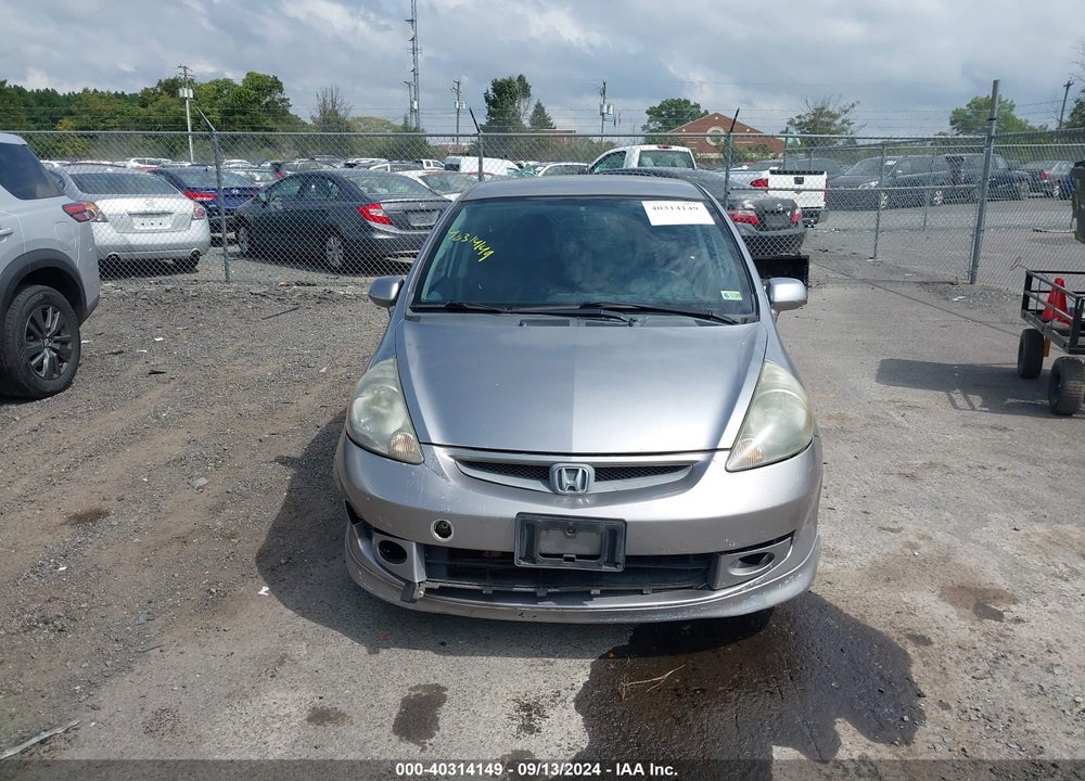 2008 HONDA FIT SPORT VIN: JHMGD37658S074012