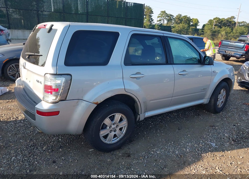 2008 MERCURY MARINER V6 VIN: 4M2CU91188KJ17607