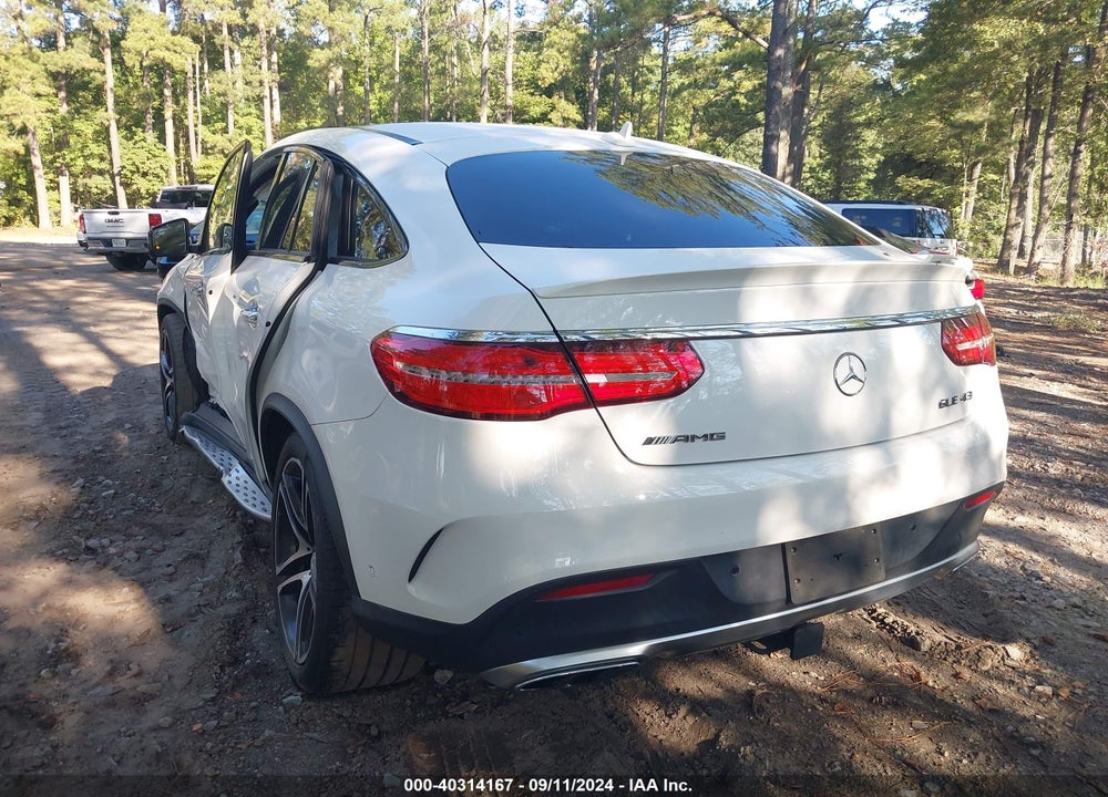 2017 MERCEDES-BENZ AMG GLE 43 COUPE 4MATIC VIN: 4JGED6EB5HA080582