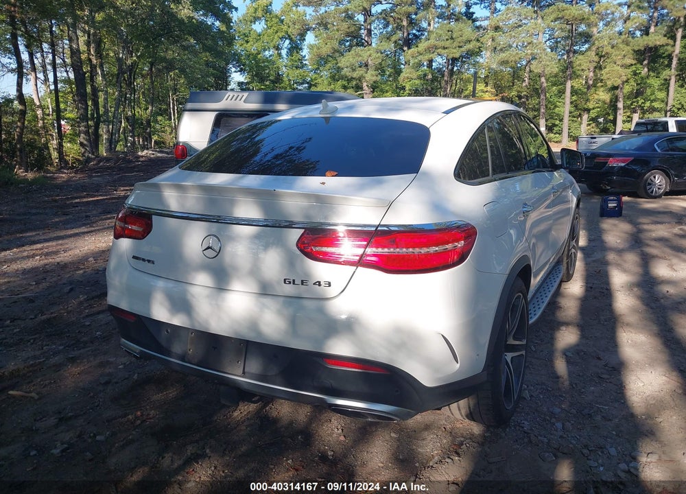 2017 MERCEDES-BENZ AMG GLE 43 COUPE 4MATIC VIN: 4JGED6EB5HA080582